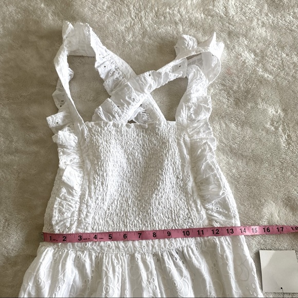 Lulu’s Sweet Bliss Eyelet Ruffled Mini Dress - Picture 5 of 5